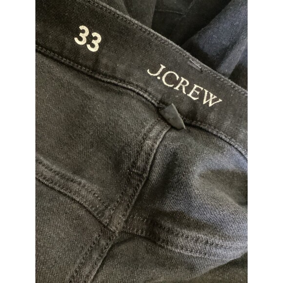 J. Crew Black Slim Straight Jeans ‘96 High Waist Comfort 33 - Picture 4 of 7